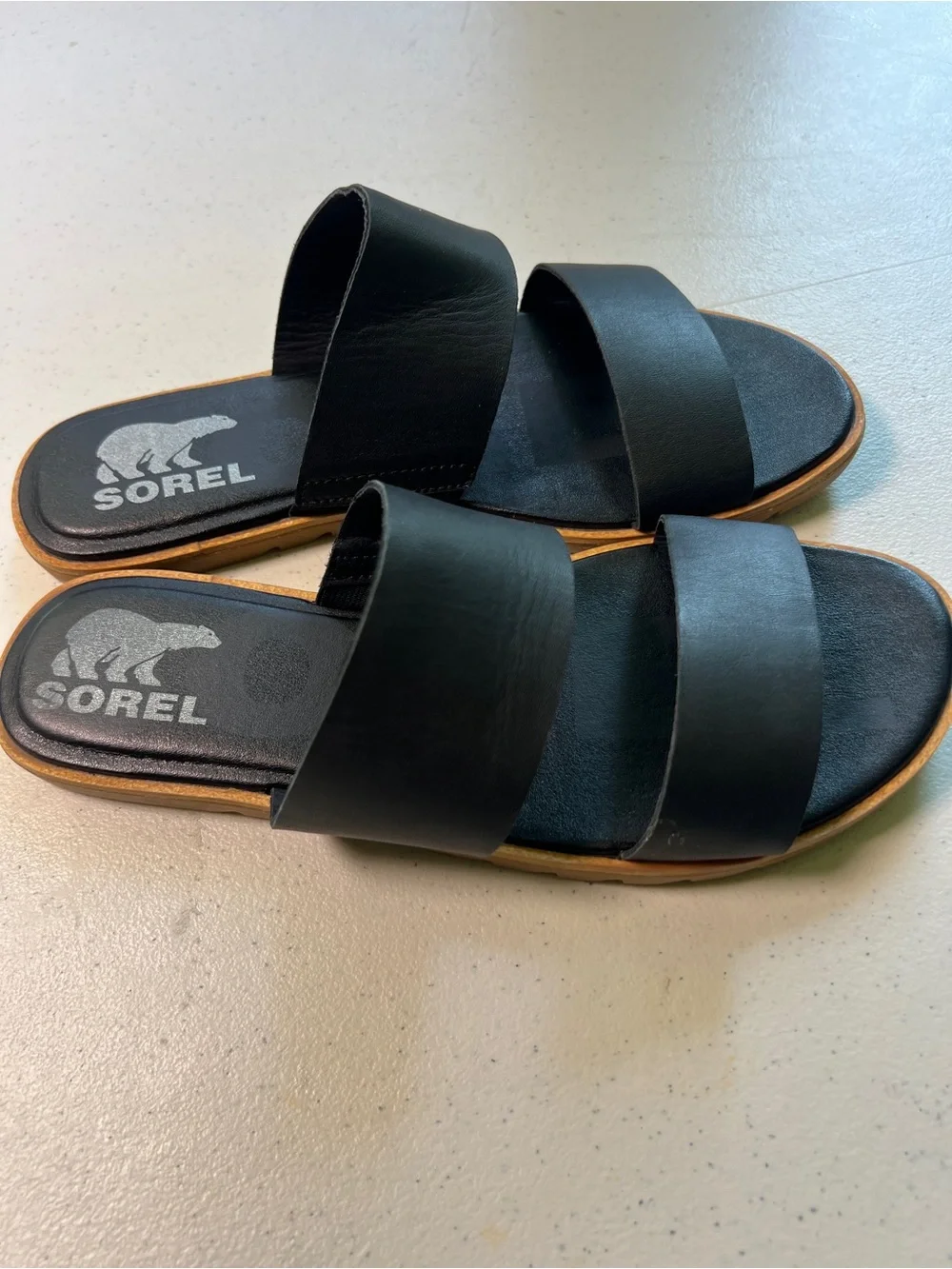 Sorel Women's Ella II Slide Sandal in Black